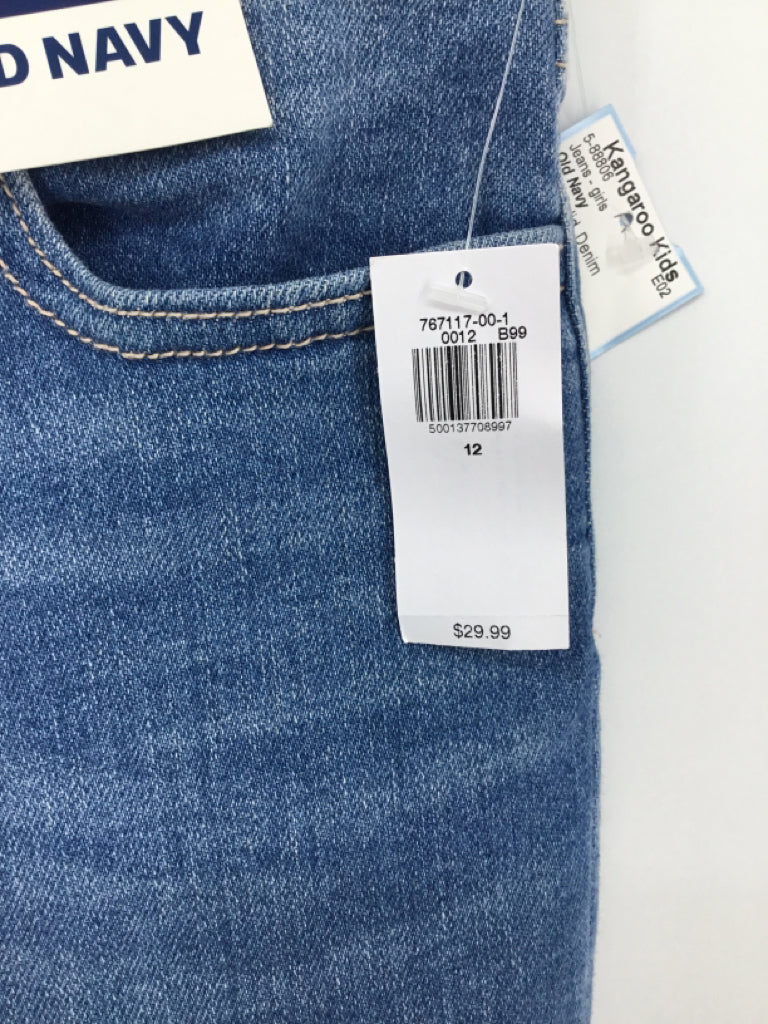 Old Navy Child Size 12 Blue Jeans - girls