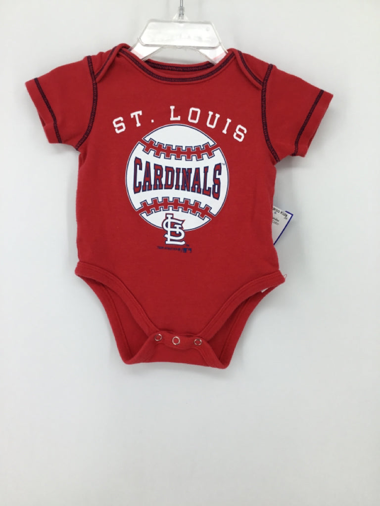 Genuine Merchandise Child Size 3-6 Months Red Onesie