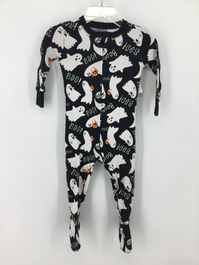 Old Navy Child Size 12-18 Months Black Halloween Sleeper