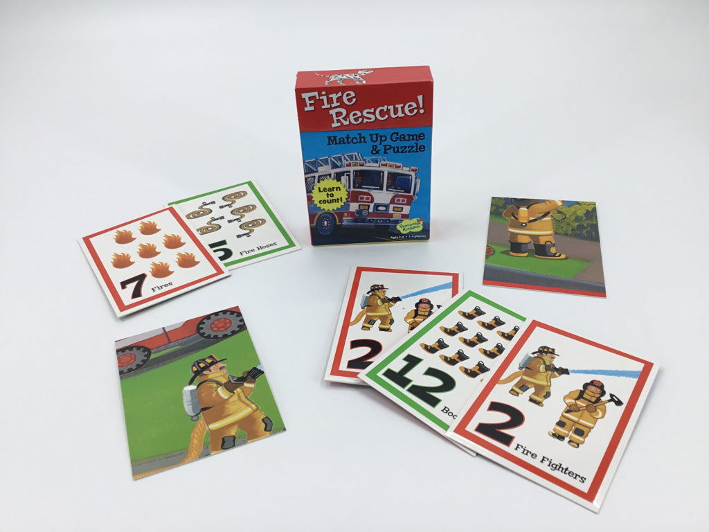 Peaceable Kingdom Fire rescue! Match Up Game & Puzzle