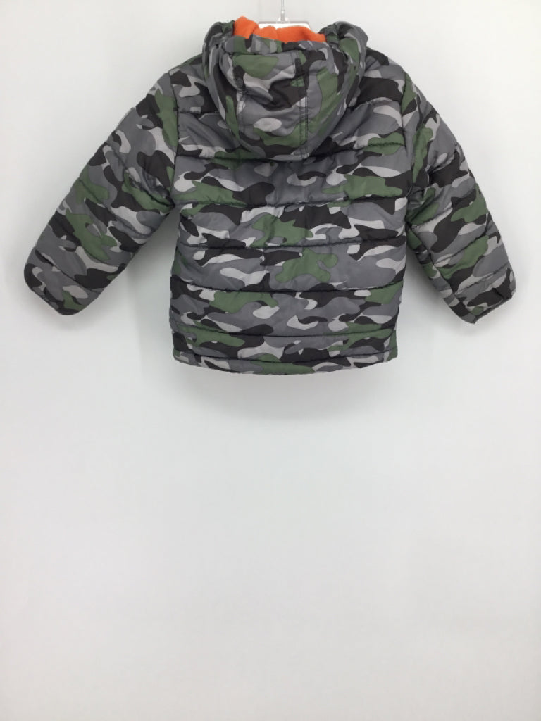 OshKosh B'gosh Child Size 4 Gray Camoflage Outerwear - boys