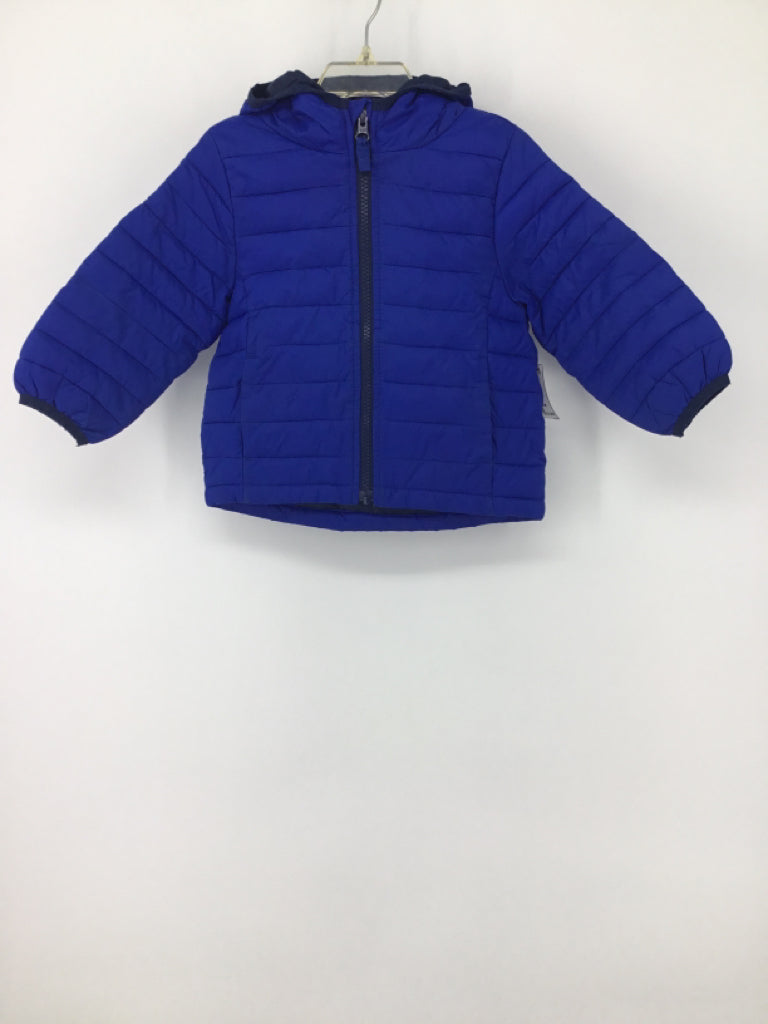 jumping beans Child Size 18 Months Blue Solid Outerwear - boys