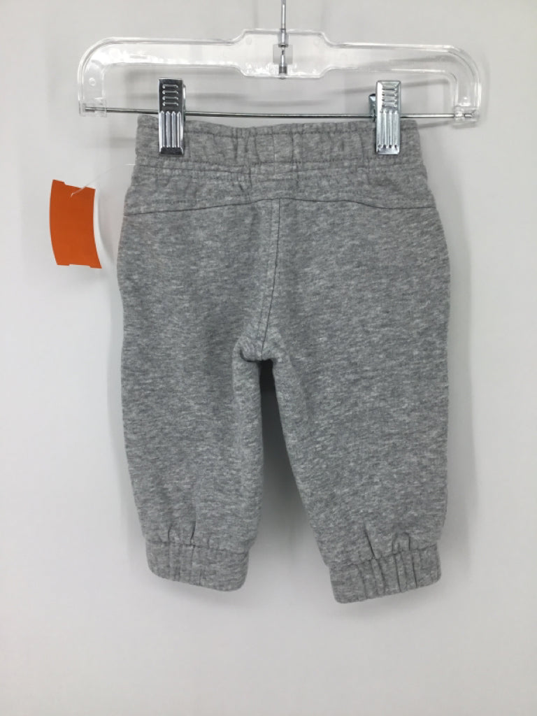 Dip Child Size 3-6 Months Gray Solid Sweatpants - boys