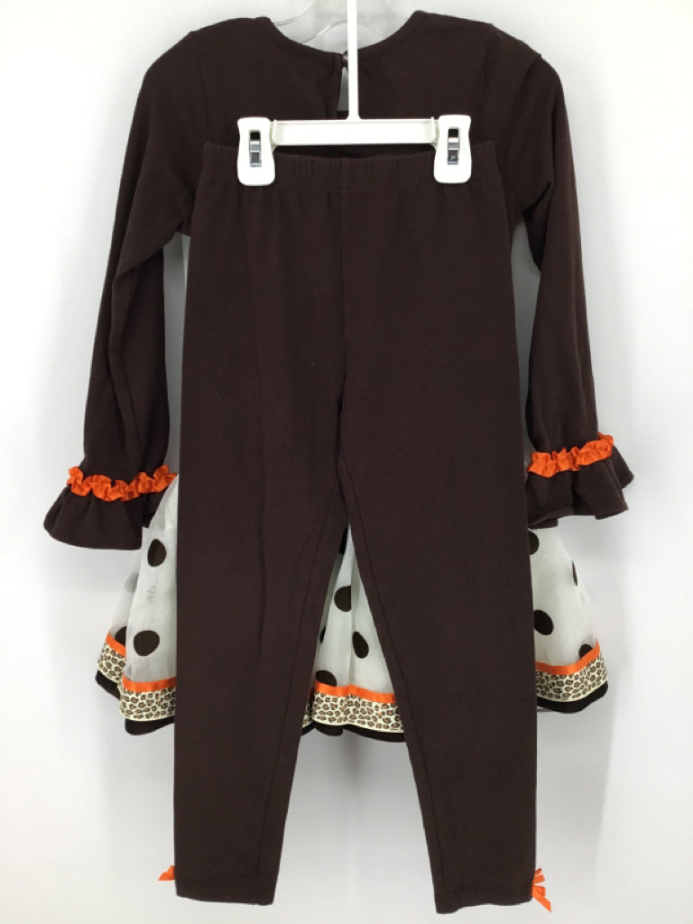 Emily Rose Child Size 8 Brown Thanksgiving Outfit