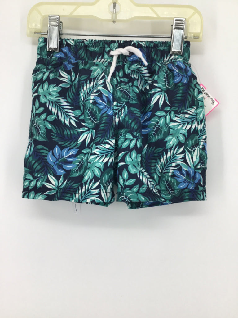Little Lad Child Size 12 Months Blue Print Swimwear - boys