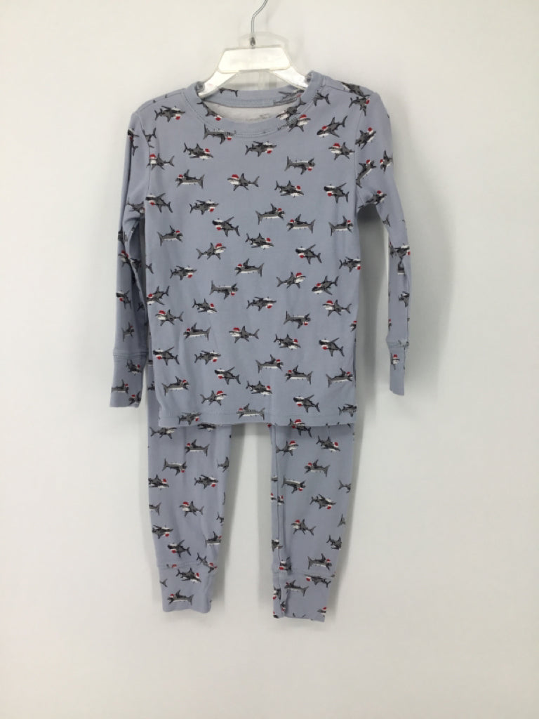 Gap Kids Child Size 6 Blue Christmas Pajamas