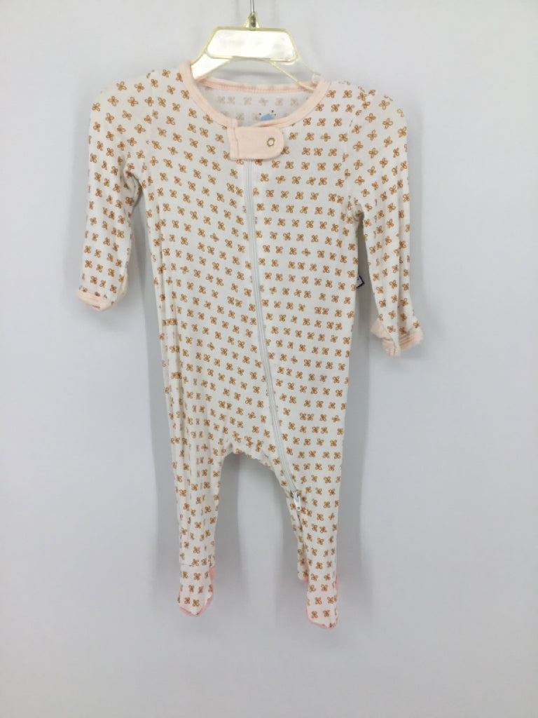 cloud island Child Size 0-3 Months Pink Sleepers
