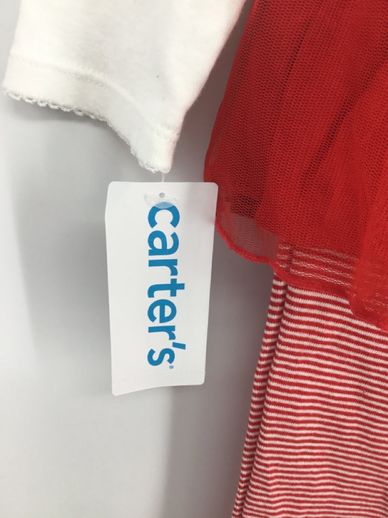 Carter's Child Size 18 Months Red Christmas Outfit