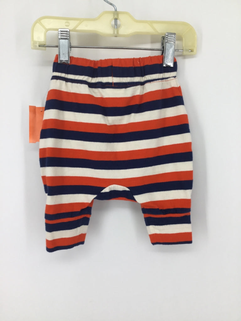 Hanna Andersson Child Size 0-3 Months Navy Stripe Pants - boys