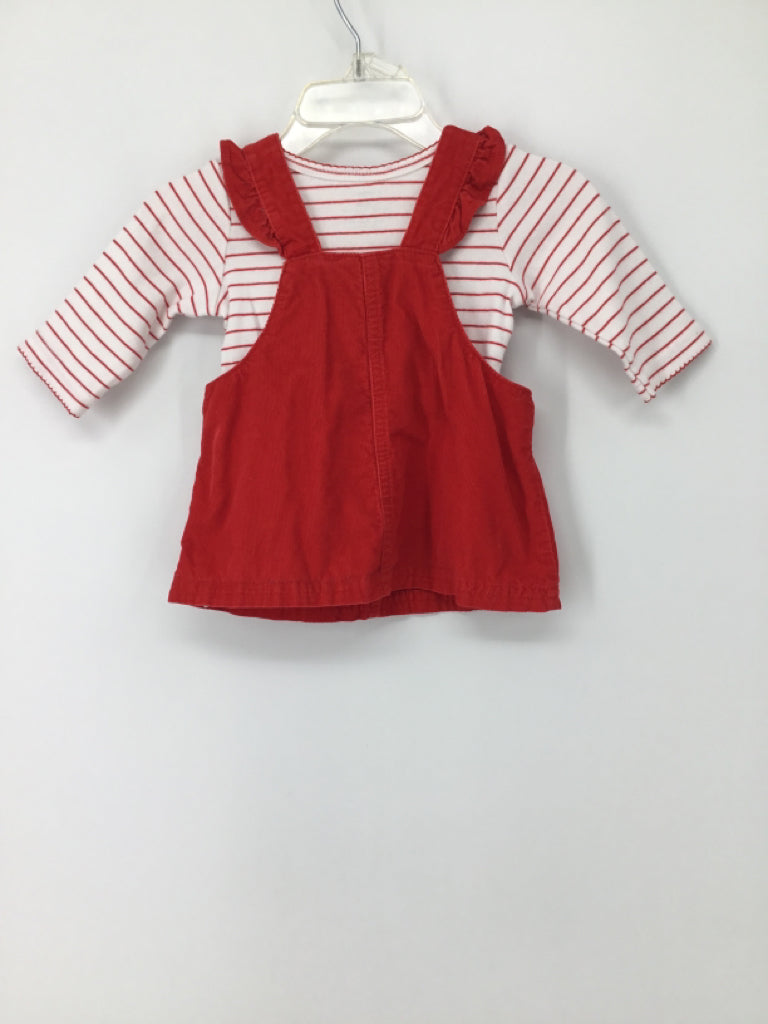 Carter's Child Size 3 Months Red Christmas Dress