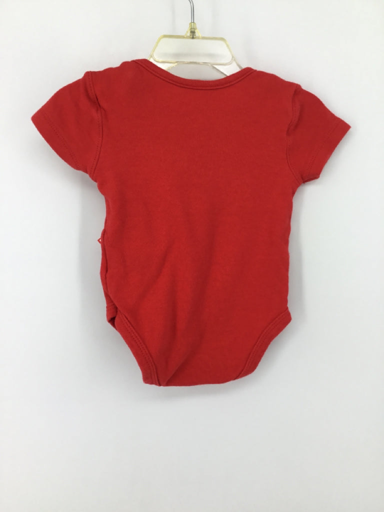 NFL Child Size 3-6 Months Red Onesie
