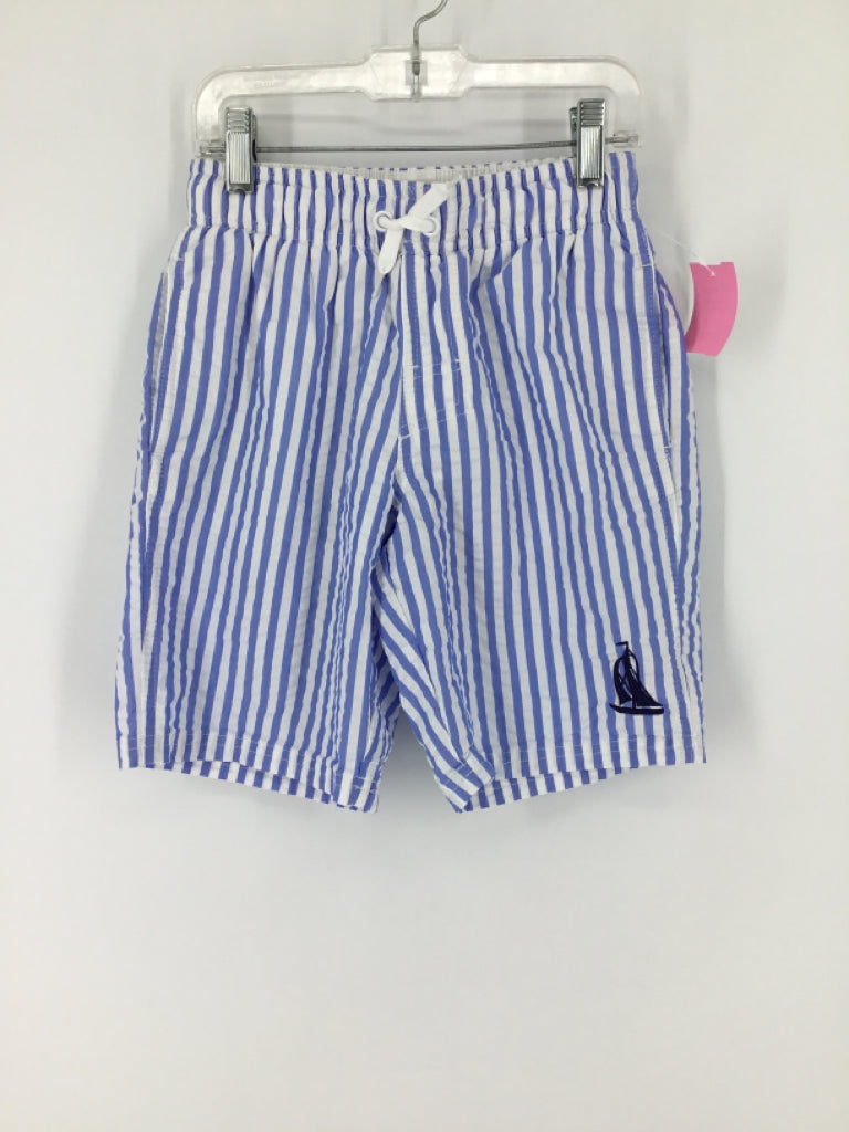 Cat & Jack Child Size 8 Blue Stripe Swimwear - boys