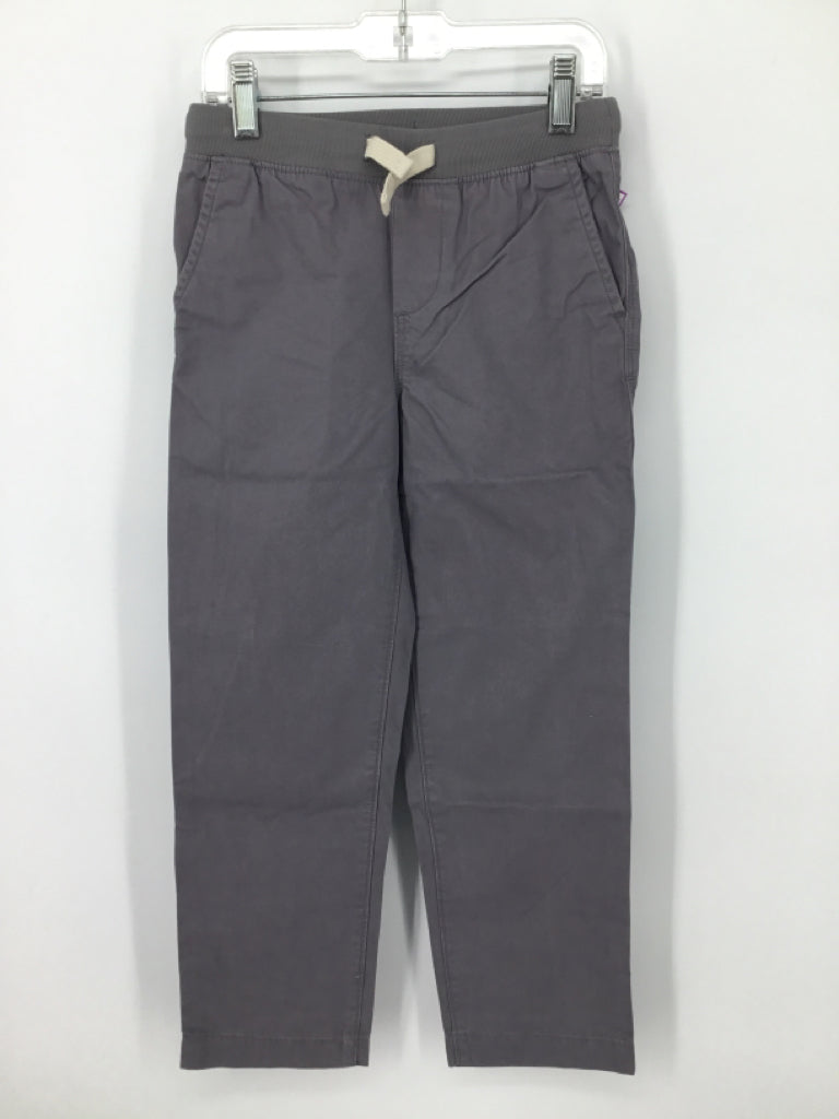 Lands' End Child Size 7 Gray Solid Pants - boys