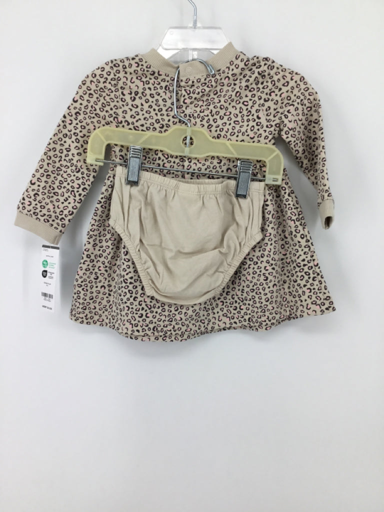 Carter's Child Size 6 Months Tan Dress - girls