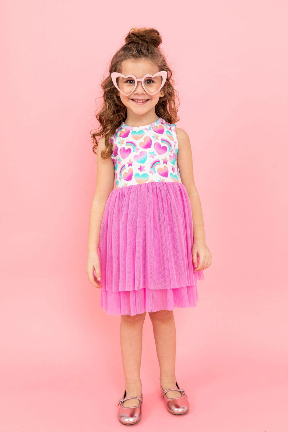 Bird & Bean Bamboo Tulle Dress - True Love