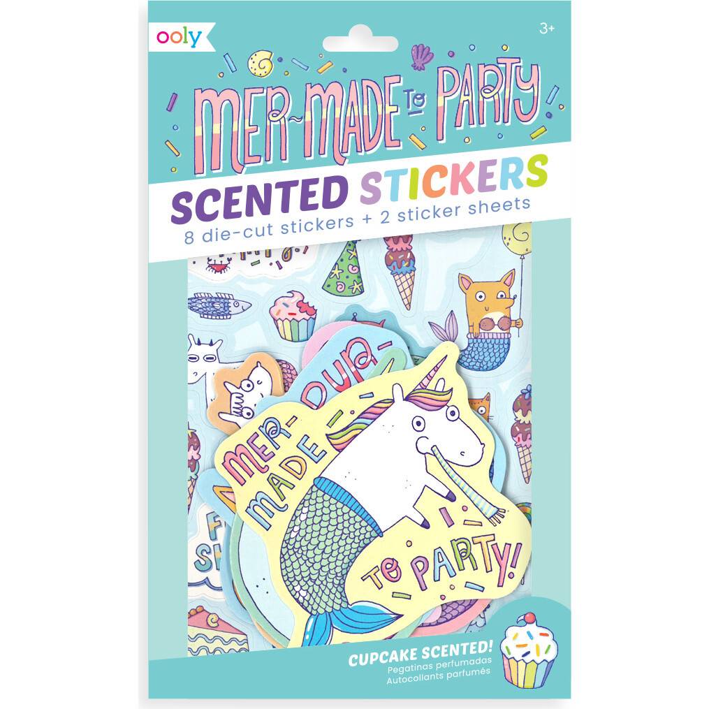 Ooly -  Mer-Made to Party Scented Scratch Stickers