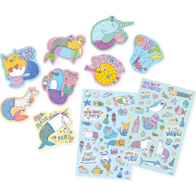Ooly -  Mer-Made to Party Scented Scratch Stickers