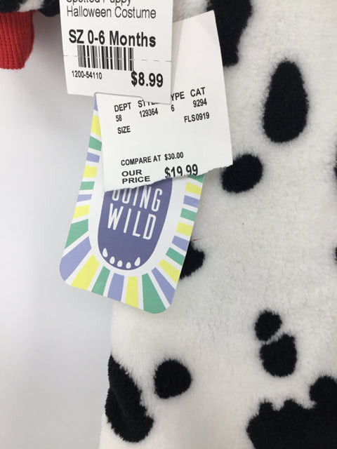 Going Wild Child Size 0-6 Months Spotted Puppy Halloween Costume