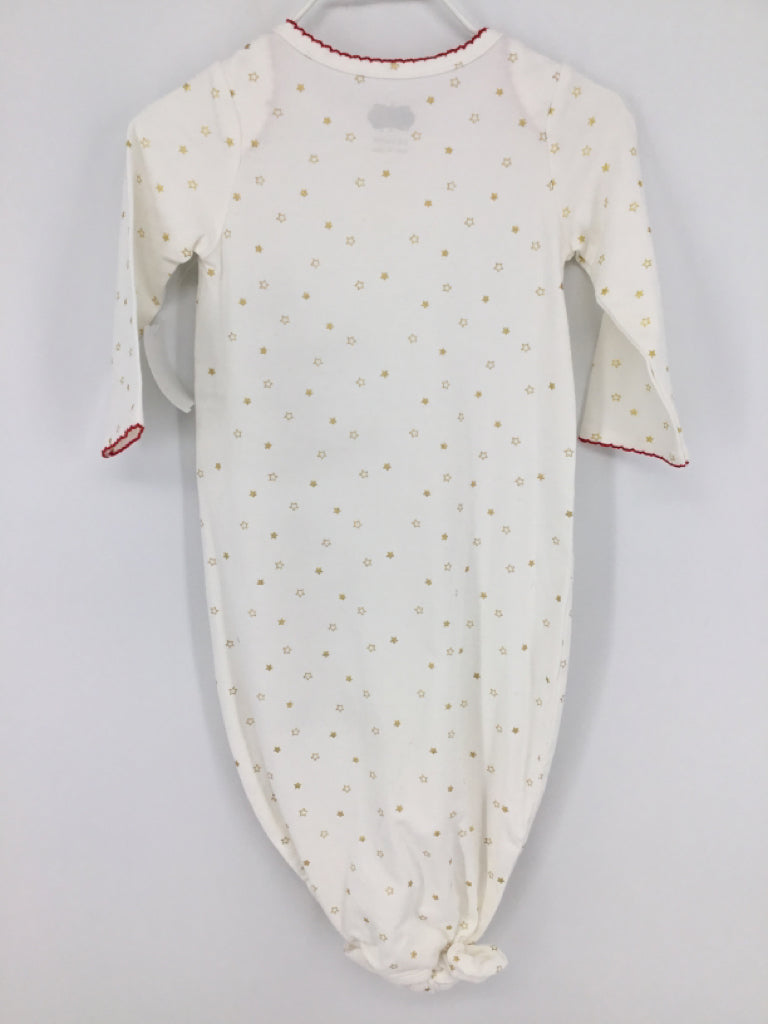 Mudpie Child Size 3-6 Months White Christmas Sleeper