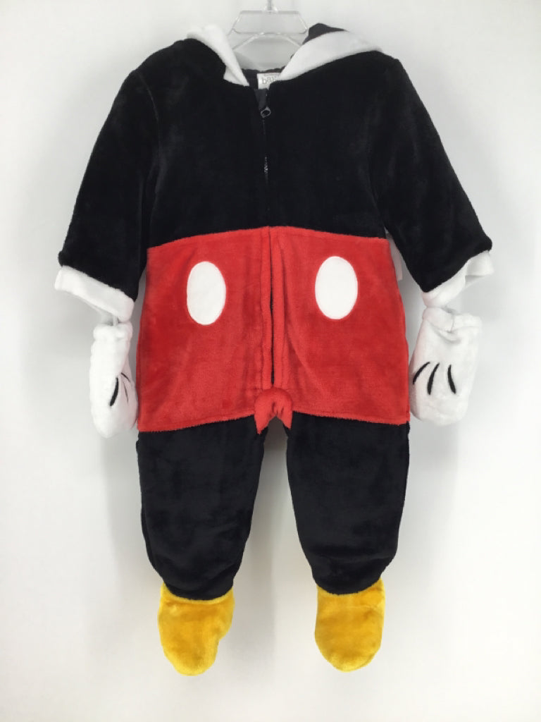 Disney Child Size 12-18 Months Red Mickey Mouse  Halloween Costume