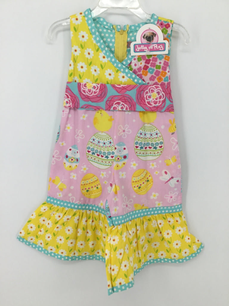 Jelly The Pug Child Size 9 Months Multi-Color Easter Outfit