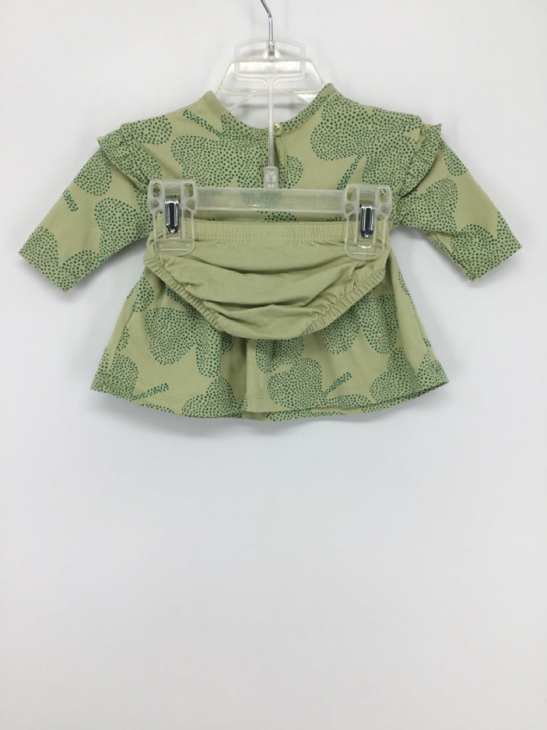Carter's Child Size Newborn Green St Patricks Dress