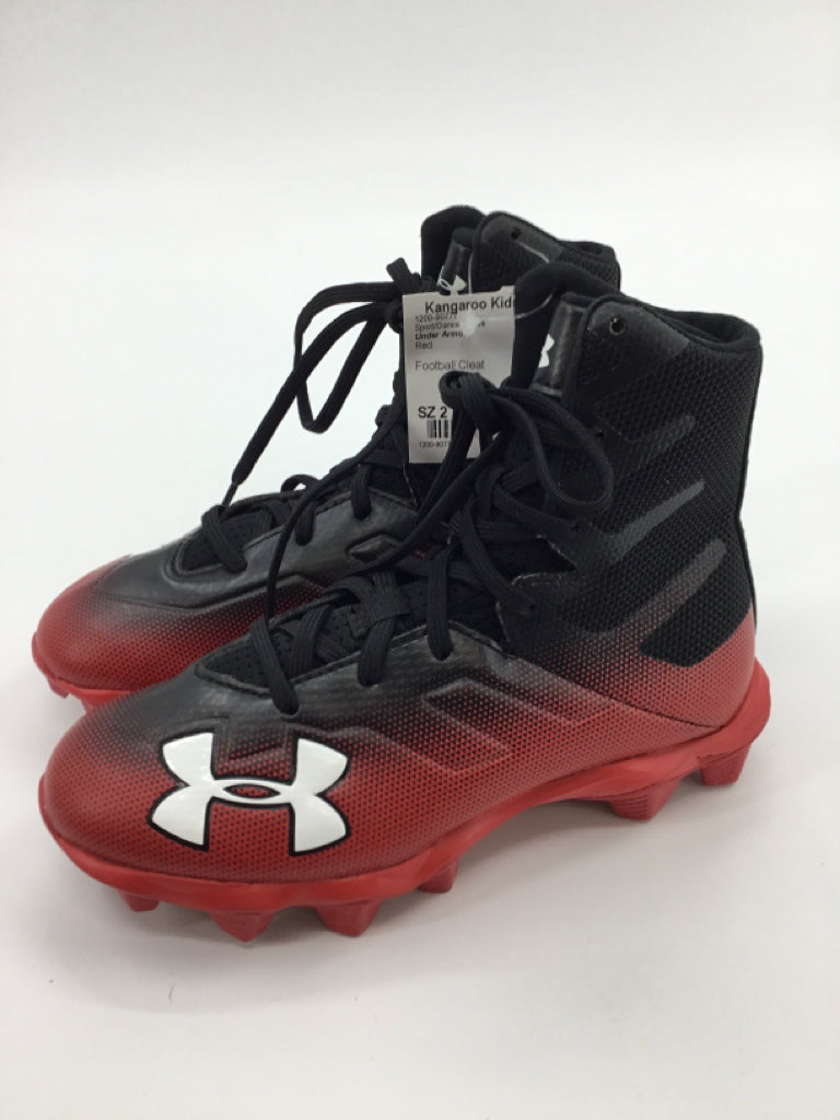 Under Armour Child Size 2 Youth Red Sport/Dance Shoes