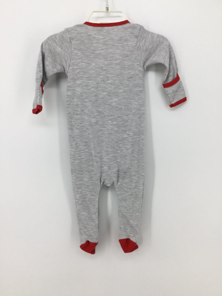 Magnolia Baby Child Size 0-3 Months Gray Valentine's Day Outfit